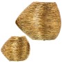 Ensemble de 2 Vases Alexandra House Living Or Céramique 34 x 17 x 29 + 22 x 11,5 x 19 cm