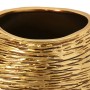 Set de 2 Jarrones Alexandra House Living Oro Cerámica 34 x 17 x 29 + 22 x 11,5 x 19 cm