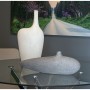 Set de 2 Jarrones Alexandra House Living Blanco Gris Cerámica 22 x 15 x 48 cm 47 x 11 x 18 cm