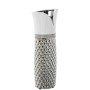 Vase Alexandra House Living Blanc Argenté Céramique 13 x 10 x 30 cm