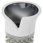Vase Alexandra House Living Blanc Argenté Céramique 13 x 10 x 30 cm