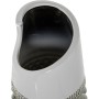 Jarrón Alexandra House Living Blanco Plateado Cerámica 12 x 32 cm