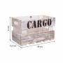 Boîtes de rangement Alexandra House Living CARGO Blanc Bois d'épicéa 24 x 19 x 38 cm 33 x 20 x 18 cm 28 x 15,5 x 17 cm 3 Piè