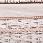 Lot de paniers Alexandra House Living Blanc osier Bois de saule 41 x 63 x 55 cm 30 x 22 x 24 cm 3 Pièces