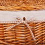 Lot de paniers Alexandra House Living Naturel osier Bois de saule 3 Pièces