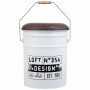 Cubo Alexandra House Living Blanco Cáñamo Metal Madera de abeto 35 x 31 x 40 cm Con Tapa Con asa