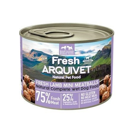 Alimentation humide Arquivet Fresh Lamb Mini Meatballs 200 g