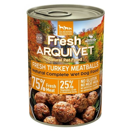 Alimentation humide Arquivet Fresh Turkey Meatballs Dinde 400 g