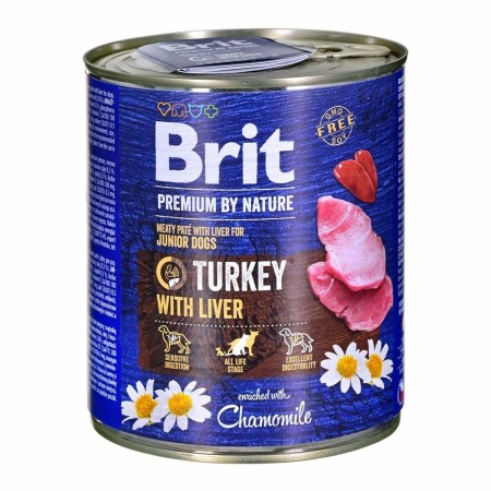 Alimentation humide Brit TURKEY&LIVER