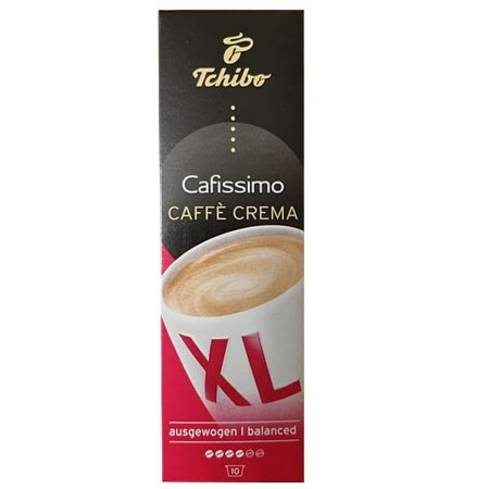 Cápsulas de Café Tchibo Cafissimo Caffe Crema XL 10 Piezas