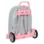 Cartable à roulettes Benetton Silver Argenté 30 x 46 x 14 cm Rembourré