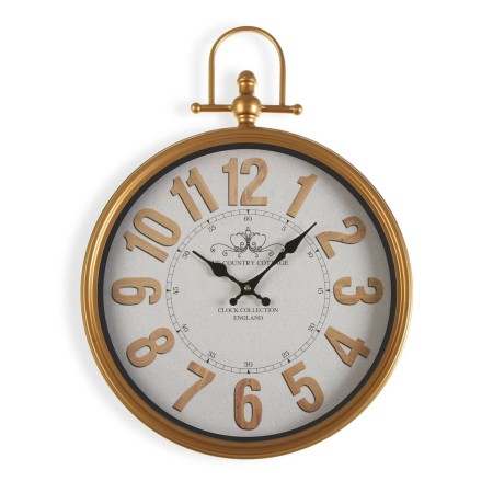 Reloj de Pared Versa Blanco Metal 40 x 6 x 54,5 cm