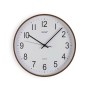 Reloj de Pared Versa Plástico Cuarzo Madera MDF 5 x 35 x 35 cm