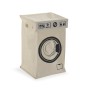 Cesto para la Ropa Sucia Versa Beige Minimalista 36 x 36 x 60 cm