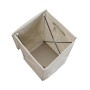 Cesto para la Ropa Sucia Versa Beige Minimalista 36 x 36 x 60 cm