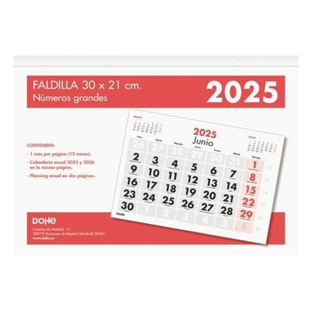 Calendario de Sobremesa DOHE Multicolor 30 x 21 cm 2025