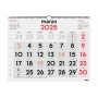 Calendario de pared Finocam Papel 2025 54 x 42 cm