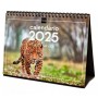 Calendario de Sobremesa Finocam FAUNA SALVAJE Multicolor Papel 21 x 15 cm 2025