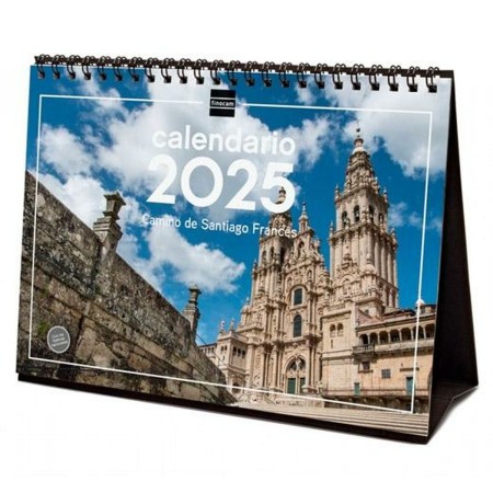 Calendario de Sobremesa Finocam CAMINO DE SANTIAGO Multicolor Papel 21 x 15 cm 2025