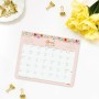 Calendario de pared Finocam Multicolor Papel 2025 25 x 20 cm