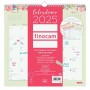 Calendario de pared Finocam Multicolor Papel 2025 30 x 30 cm