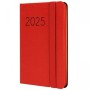 Agenda Finocam FLEXI Rojo Mini 8,2 x 12,7 cm 2025 Lisa