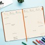 Agenda Finocam FLEXI Azul A5 14,8 x 21 cm 2025 Lisa