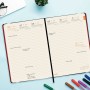 Agenda Finocam FLEXI Rojo A5 14,8 x 21 cm 2025 Lisa