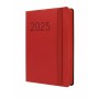 Agenda Finocam FLEXI Rojo 11,8 x 16,8 cm 2025 Lisa