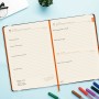 Agenda Finocam FLEXI Azul A5 14,8 x 21 cm 2025 Lisa