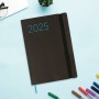 Agenda Finocam FLEXI Negro A5 14,8 x 21 cm 2025 Lisa