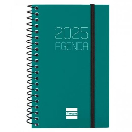 Agenda Finocam OPAQUE Verde Mini 7,9 x 12,7 cm 2025