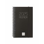 Agenda Finocam OPAQUE Negro Mini 7,9 x 12,7 cm 2025
