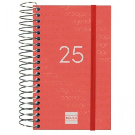 Agenda Finocam YEAR Rojo Mini 7,9 x 12,7 cm 2025