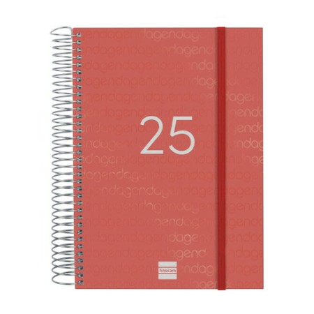 Agenda Finocam YEAR Rojo A5 15,5 x 21,2 cm 2025