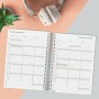 Agenda Finocam YEAR Rojo A5 15,5 x 21,2 cm 2025