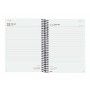 Agenda Finocam YEAR Negro A5 15,5 x 21,2 cm 2025