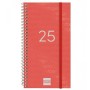 Agenda Finocam YEAR Rojo Mini 9,4 x 17,1 cm 2025