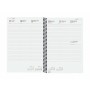 Agenda Finocam YEAR Negro 16,5 x 24,2 cm 2025