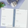 Agenda Finocam YEAR Azul 16,5 x 24,2 cm 2025
