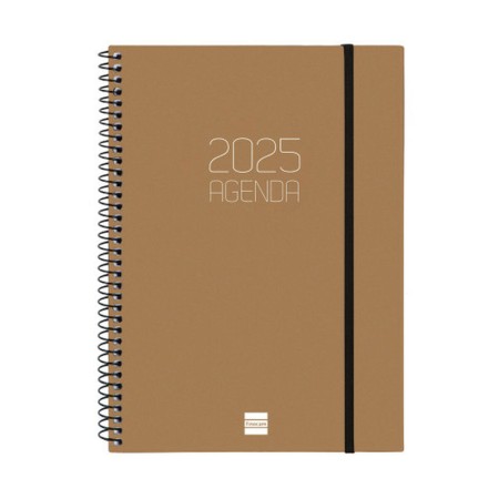 Agenda Finocam OPAQUE Marrón A5 15,5 x 21,2 cm 2025