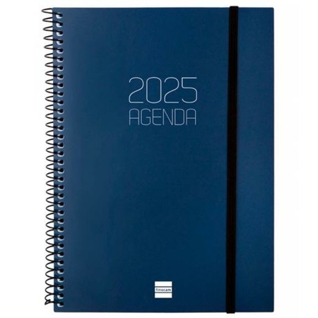 Agenda Finocam OPAQUE Azul A5 15,5 x 21,2 cm 2025