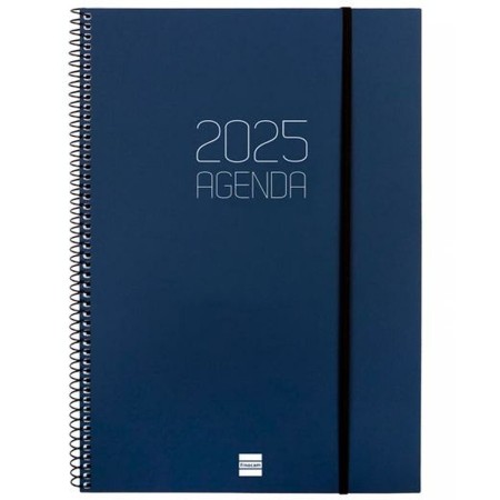 Agenda Finocam OPAQUE Azul A4 21 x 29,7 cm 2025