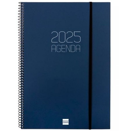 Agenda Finocam OPAQUE Azul A4 21 x 29,7 cm 2025