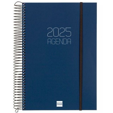 Agenda Finocam OPAQUE Azul 16,5 x 24,2 cm 2025