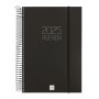 Agenda Finocam OPAQUE Negro 16,5 x 24,2 cm 2025