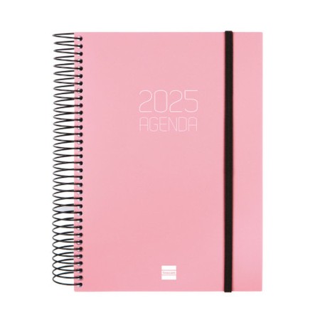 Agenda Finocam OPAQUE Rosa A5 15,5 x 21,2 cm 2025