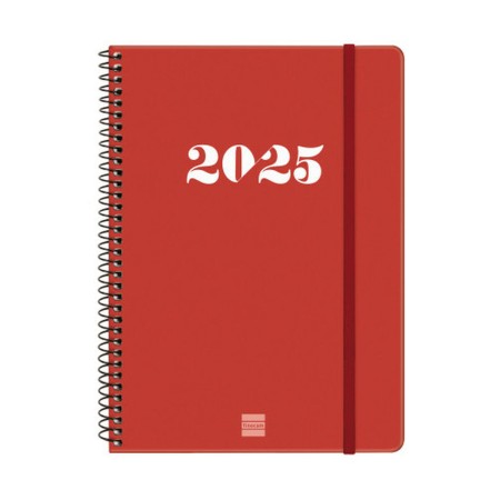 Agenda Finocam MY E10 Rojo A5 15,5 x 21,2 cm 2025