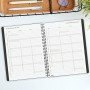 Agenda Finocam MY E10 Negro A5 15,5 x 21,2 cm 2025