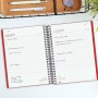 Agenda Finocam MY E10 Rojo A5 15,5 x 21,2 cm 2025